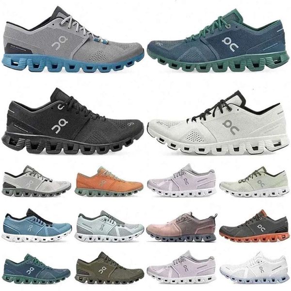 Designerschuhe X1 Cloud Running für Männer Frauen Triple Black Asphalt Grey Alon White Niagara Blue Orange Sea Pink atmungsaktive Herren-Sneaker Lifestyle Sportof White Sh