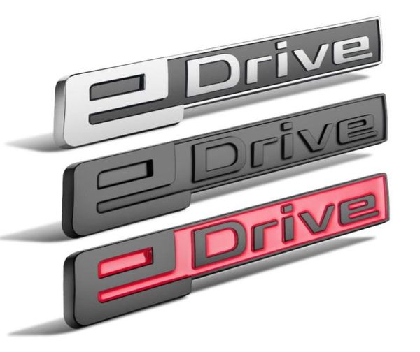 E Drive Logo Etiqueta Do Carro Para BMW X1 iX3 X2 X3 X5 X7 i3 3 5 7 série F39 F11 F18 F30 F21 F52 Linha de Cintura Traseira Lateral EDrive Emblem458888561586