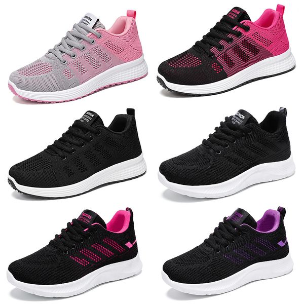 GAI Scarpe sportive casual con suola morbida da donna Scarpe singole traspiranti in rete Scarpe da corsa da donna 28