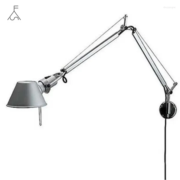 Настенный светильник, итальянский дизайн, Artemide Tolomeo Mega Lampada, промышленный минималистский современный поворотный кронштейн, прикроватная тумбочка для спальни