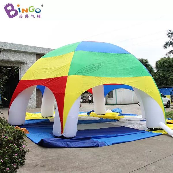 wholesale Tenda a cupola gonfiabile personalizzata 10x10x4.5mH (33x33x15ft) / gigantesco gazebo da giardino ad aria compressa giocattoli sportivi