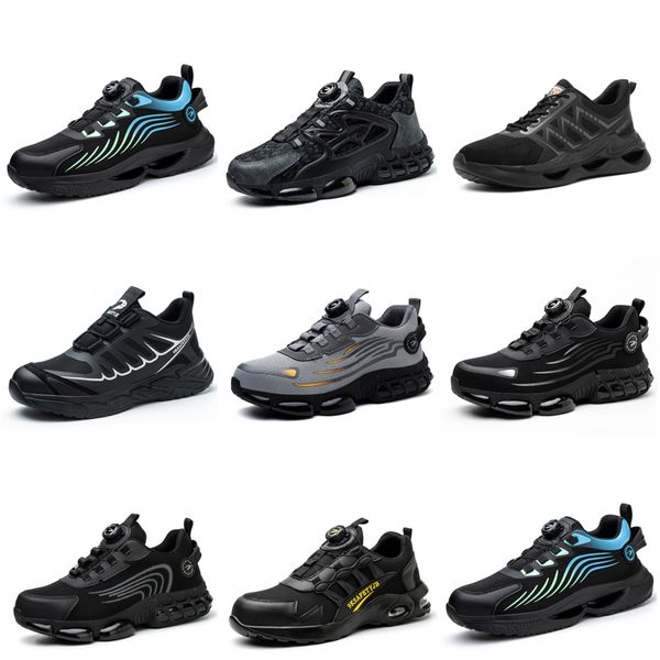 Scarpe da corsa GAI five Uomo Donna triple nero bianco blu scuro sportive traspiranti comode scarpe da passeggio in mesh traspirante