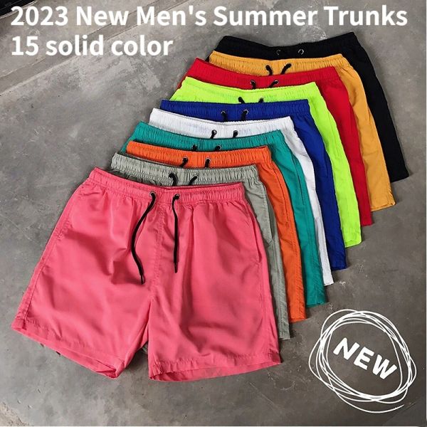 Roupas de banho 2023 New Men's Trunks Summer Swimwear