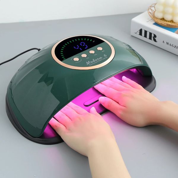 Secador de unhas 69LED Lâmpada UV LED para unhas usada para curar esmalte de gel completo com sensor de movimento ferramentas e equipamentos profissionais de salão de beleza 240305