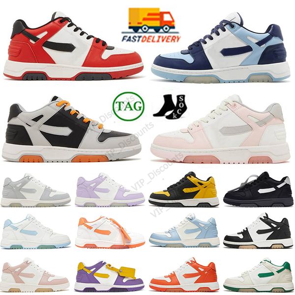 Clássico Mens Fora do Escritório Sneaker Homens Mulheres Branco Preto Azul Marinho Panda Olive Vintage Afligido Couro Esportes Vestido Sapatos Sapatilhas Designer Skate Treinadores