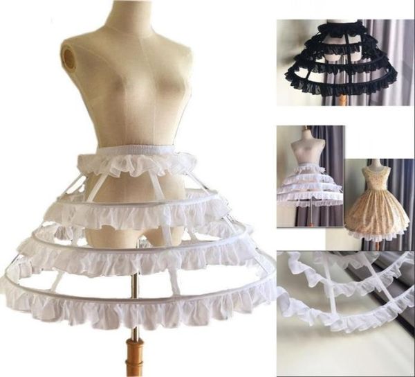 Festzug Frauen039s Petticoat Crinoline Vogelkäse Cosplay Unterrocks süßer Tutu 3 Hoop -Rock für Hochzeit verstellbar für Mädchen7382167