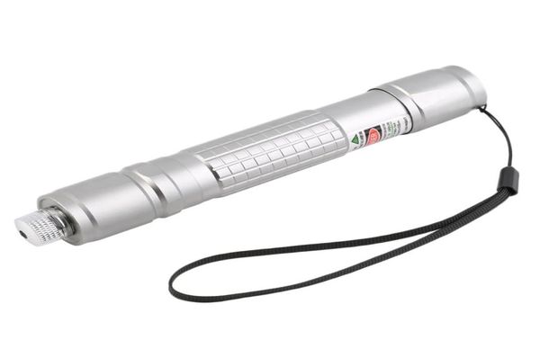 Neue Ankunft Professionelle Wasserdicht Grün Licht Laserpointer Silber Schwarz Körper Laser als SD 303 Laser Sichtbaren Strahl whol2967601