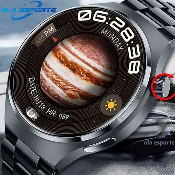 Akıllı Profesyonel Erkekler için Smartwatch Kadın Telefon Arama Bluetooth Sport GT4PRO IP67 Su Geçirmez DIY Yüzü İzle 4 Hediye