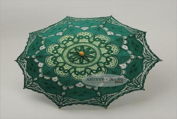 Guarda-chuva de casamento artesanal renda guarda-chuva gancho flor estúdio pogal adereços tema po estilo solar europeu feito à mão algodão 6906567