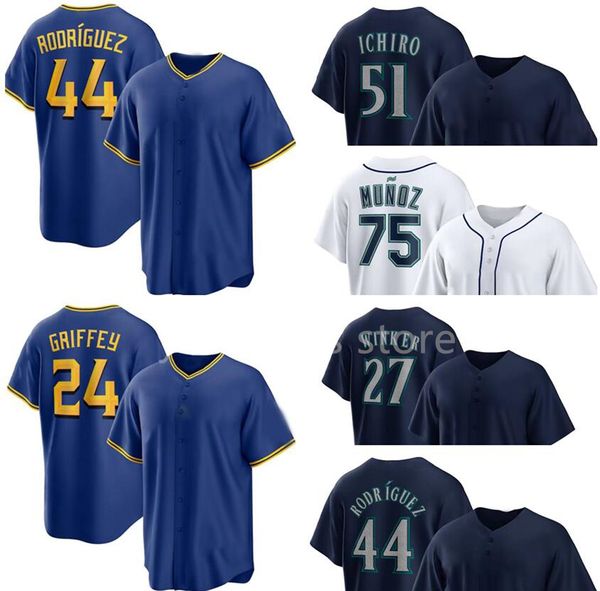 44 RODRIGUEZ JERSEYS de beisebol yakuda Cool Base Jersey dhgate Desconto esportes 27 WINKER 29 RALEIGH 68 KIRBY 36 GILBERT 11 MARTINEZ 3 CRAWFORD 51 ICHIRO 28 DESCLAFANI