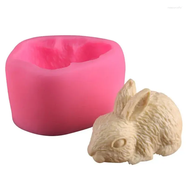 Forniture festive D Stampo in silicone Candela per animali Realizzazione di stampi in resina fatti a mano fai-da-te per stampo in cera per gesso Decorazione della casa dell'orso