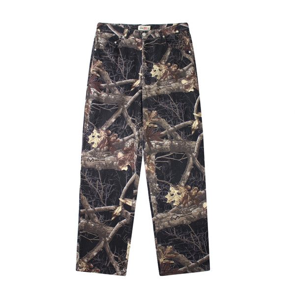 2023 herbst Neue Herren vintage männer gerade klassische Casual Hosen Casual Camo Maple Leaf Volle Druck Fabrik Hosen