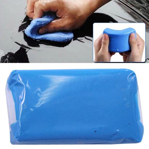 Soluzioni per lavaggio auto Barra di argilla Lavaggio di veicoli Strumenti per la pulizia Blu 100g Lavaggio fanghi Fango portatile Rimuovi dettagli Accessori Detergente Auto