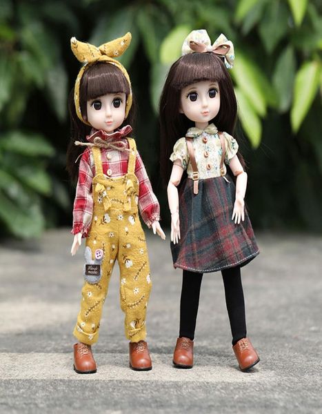 36 cm BJD Accessori Doll039s Abito per vestiti per bambole Bambini Fai da te Moda Giocattoli Gift1282796