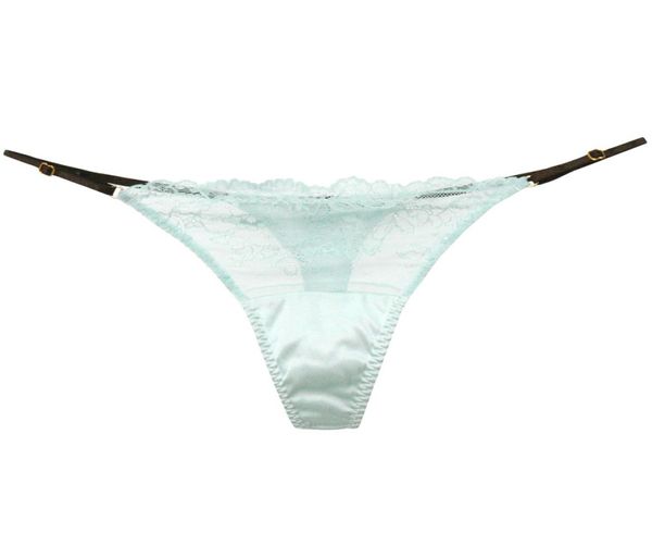 Donne G string 100MUTANDINE sexy di seta naturale Hipster PIZZO perizoma erotico TANGA calcinha slip biancheria intima sexy MUTANDINE DI SETA3903774