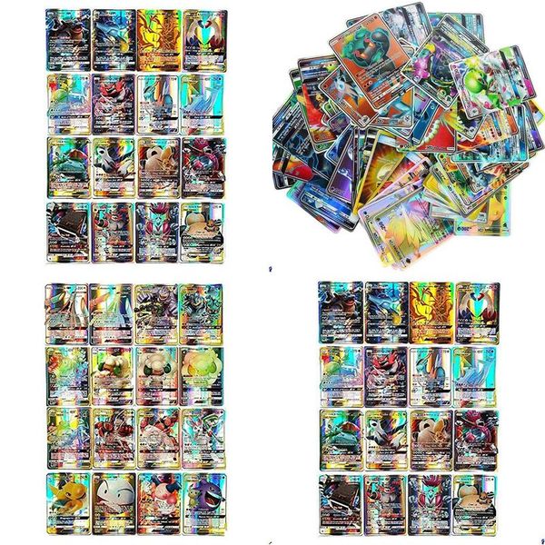 60 Pz Completo Gx Versione Francese Carte Pacchetto 60 Mega Giocattolo Carta Prare Boite De Giochi Giocattoli Set Cartoon G1125 Consegna di Goccia Dhc3Y