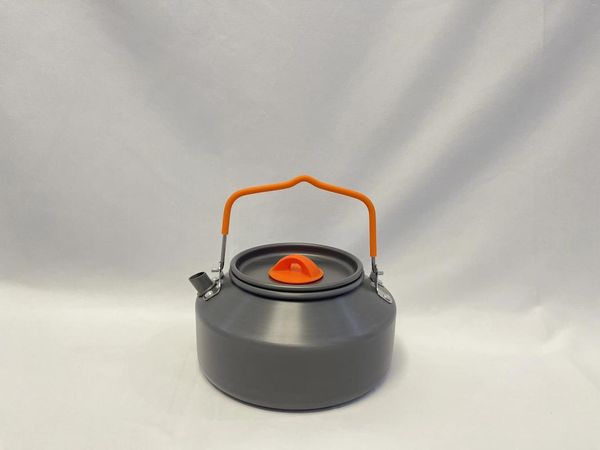 Garrafas de água 1.6l chaleira de chá ao ar livre/pote de liga de alumínio utensílios de mesa de café para caminhadas acampamento acessórios de panelas