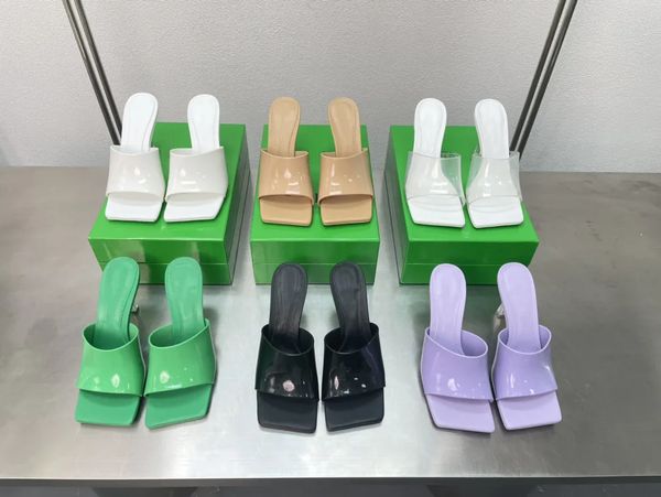 Nuovo prodotto all'ingrosso quadrato open toe tacco grosso da donna sandali con tacco moda sexy per le donne