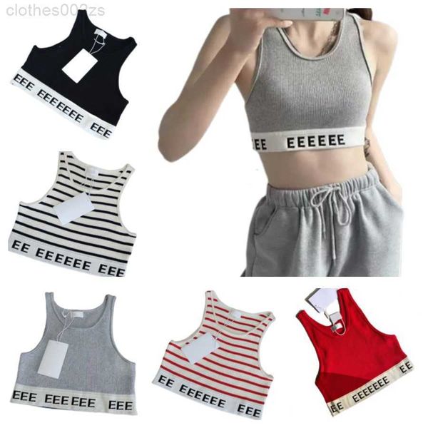 2023 ärmelloses Weste Designer Brief Celins Top T -Shirts Damen Kleidung Fashion Sexy Ladies Beach Tanks Tops für VacationXnvfiqo8