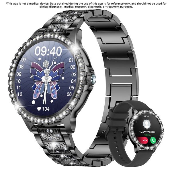 2024 LIGE модные женские умные часы Bluetooth Talk Многофункциональный водонепроницаемый будильник спортивные часы