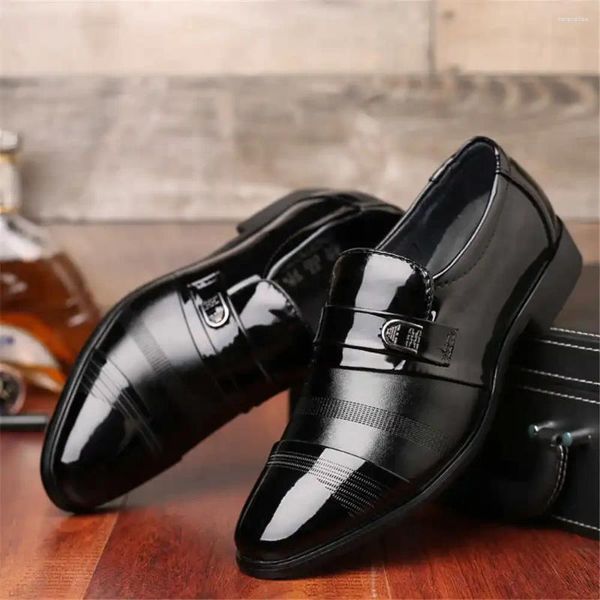 Elbise Ayakkabı Slip-On Topuk Mavi Erkekler için Menen Mens Kahverengi Erkek Model Spor ayakkabıları Sport Minimalist Lofer