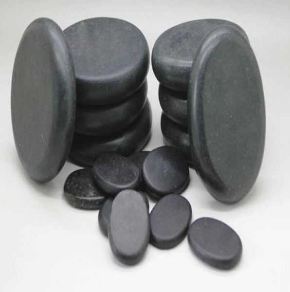 Novas pedras de massagem massagem energia natural conjunto de pedras spa rocha basalto pedra 16 peças com 8809454
