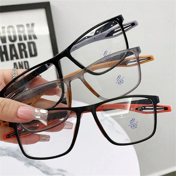 Sonnenbrille Silica Gel Tempel Optische Gläser Große Computerbrille Mode Brillen Für Unisex Frauen Männer