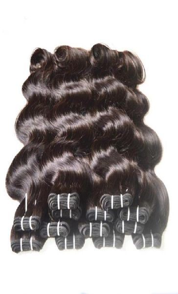 Todo 8a cabelo virgem brasileiro 100 extensões de cabelo humano pacote preto natural onda do corpo brasileiro virgem cabelo humano weav456156056026