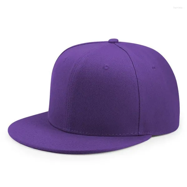 Ballkappen Großhandel Stickerei Logo Einstellbare Hip Hop Hut für Frauen Flat Bill Snapback Männer (300 Stück)