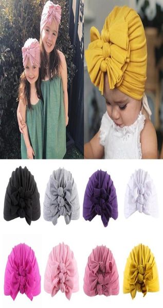 Bonito primavera verão gorros bebê chapéus para recém-nascidos macio menina dormir bonés turbante meninos chapéus crianças sólidas boné crianças acessórios 7609987