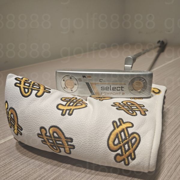 Mazze da golf SELEZIONA NEWPORT 2 Putter Moneta d'oro Putter da golf Mazze da golf unisex per destrimani Contattaci per visualizzare le immagini con il LOGO