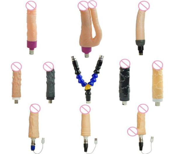 Nova máquina de sexo tradicional 11 tipos diferentes de acessórios de vibrador para Fredorch F2 A2 A3 3XLR vibrador de fixação para adulto X03205215831