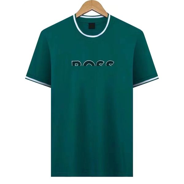 Verão Casual 2024 Mens Designers Camiseta Homens Mulheres Clássico Tendência Moderna Produtos de Luxo com Mangas Curtas Respirável Movimento Ao Ar Livre Homens Tees Polos