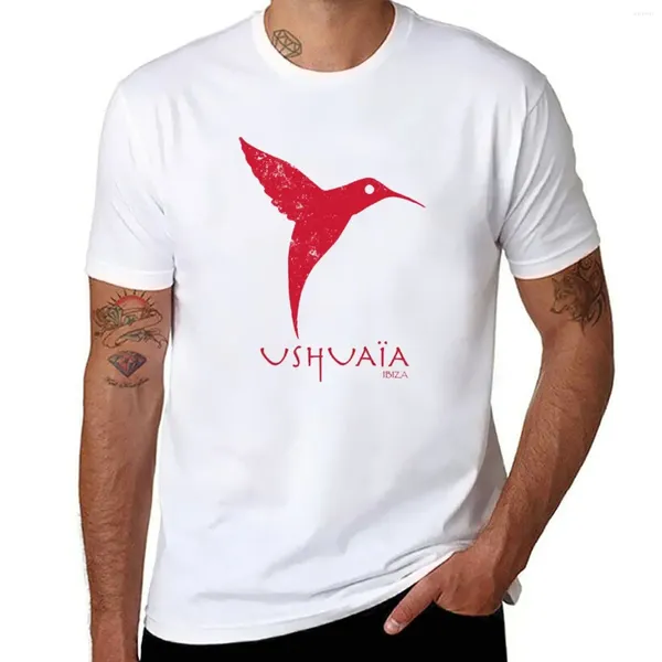 Canotte da uomo Ushuaia Ibiza T-shirt da festa Camicia ad asciugatura rapida T Man Stampa animalier per ragazzi Abiti vintage Cotone