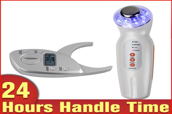 Ultra LED Light Photon Beauty Uso domestico Macchina per la cura della pelle + Analizzatore digitale per test di spessore del calibro di grasso corporeo fitness5235583