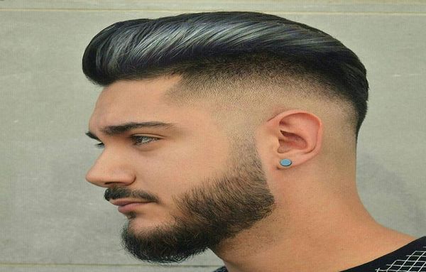 Peruca masculina de cabelo pu com renda francesa, sistemas de substituição de cabelo humano remy europeu, 10x8 polegadas 7282034