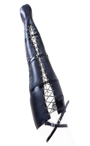 Feminino sereia collants cinta binders saco straitijacket ajustável cinto de couro bondage restrições bandagem erótica adulto brinquedo sexo 3 co1277182