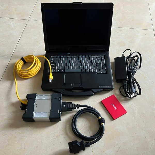 DIAGNOSI per scanner BMW ICOM OBD con modalità esperto SSD da 1 TB V09/2024 nel laptop CF53 8G Windows10 pronto all'uso