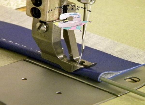 Macchine per cucire industriali Veicoli sincroni Alimentazione completa Materiali spessi Corda per pressatura in pelle Nozioni sul piede pressante7131718