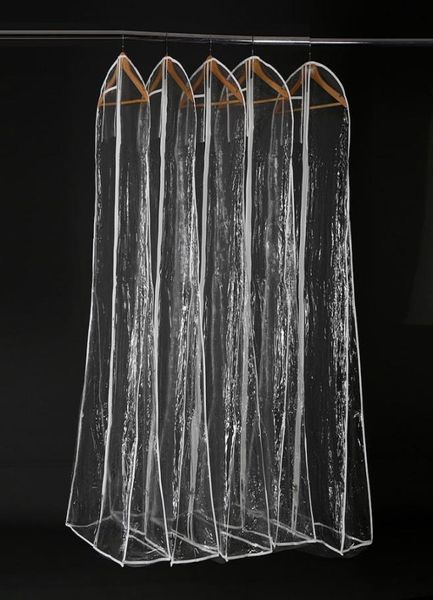 Dicker transparenter PVC-Staubbeutel für Hochzeitskleid, Abschlussball, Abendkleid, Taschen, 18070 cm, wasserdichter Kleiderschutz, Reiseaufbewahrung, Staubschutz, Cov7347424