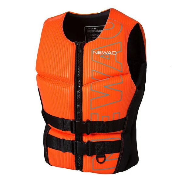 Giubbotto di salvataggio per adulti Giubbotto di salvataggio di sicurezza in neoprene per sci nautico Wakeboard Nuoto Pesca Surf Giubbotto di salvataggio Nuoto Panno galleggiante 240219