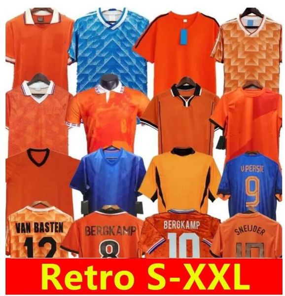 Maglia da calcio Gullit 1988 Retro Netherland 2012 Van Basten 2010 2000 2002 1998 1994 90 92 Maglie da calcio vintage Olanda Classic 1996 Rijk 2008 2014 999