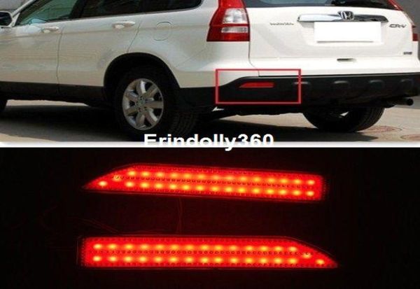 Honda CRV CRV 2007 2008 2009 için kırmızı lens LED arka tampon reflektör ışık lambası2379537