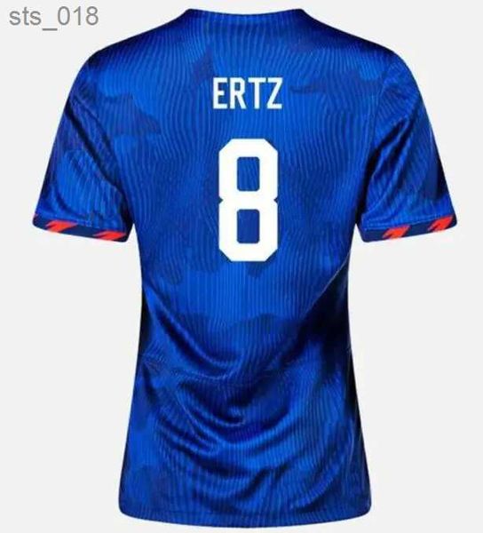 Camisas de futebol 2023 Copa do Mundo Estados Unidos REYNA WEAH SWANSON EUA MORGAN RAPINOE Homens mulheres / crianças kit Camisa de futebolH2435