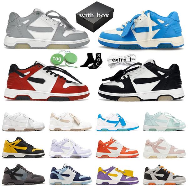 OFF-WHITE Out Of Office OOO Low Tops off white offwhite off whitesdesigner shoes 【code ：L】Tasarımcı Marka Out Ofis Spor ayakkabı ayakkabıları Offes alçak üst süet deri platform