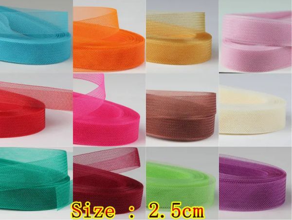 Kleider 1 '' Weiches Haar Pferd Mesh Geflecht Polyester Neighöhe Crin -Veilchen Geflecht für Frauen Tanzkleider am Nähen 100yard/Los