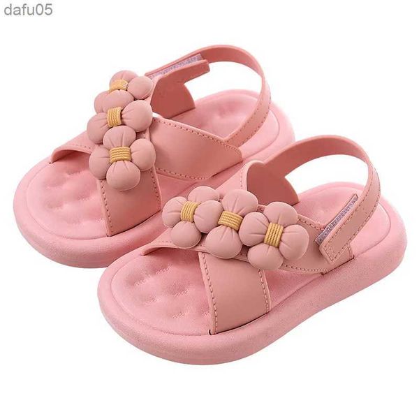 Sandálias meninas sandálias moda princesa clássico menina crianças sandálias de verão doce sapatos de verão macio 24-35 venda quente criança sapato de praia