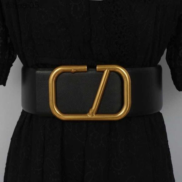 Cinture Cintura di design di lusso Cintura da donna Cinture di moda donna 7 cm fibbia larga bellissima 7 colori Opzione 95-125 cm All'ingrosso 240305