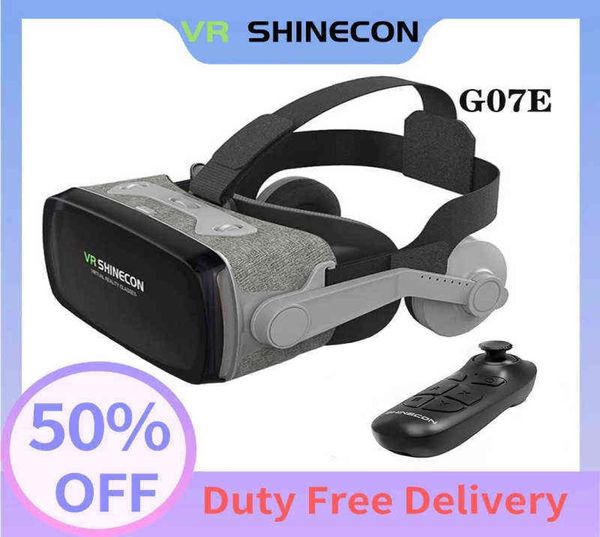 Cuffie Metaverse VR compatibili con iPhone e telefoni Android G07E Occhiali VR regolabili come regalo per bambini e adulti H2204228438681