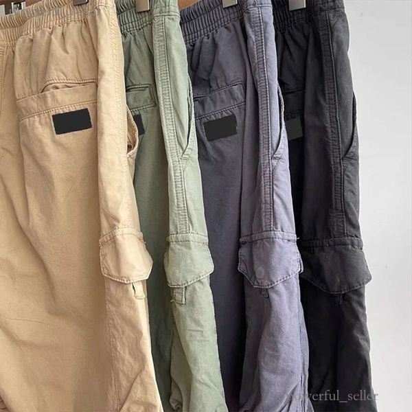 Stone Summer Pants Мужские шорты Stones Island Designers Грузовой значок Нашивки Спортивные брюки Спортивные брюки Комбинезоны с большими карманами Брюки Man 250